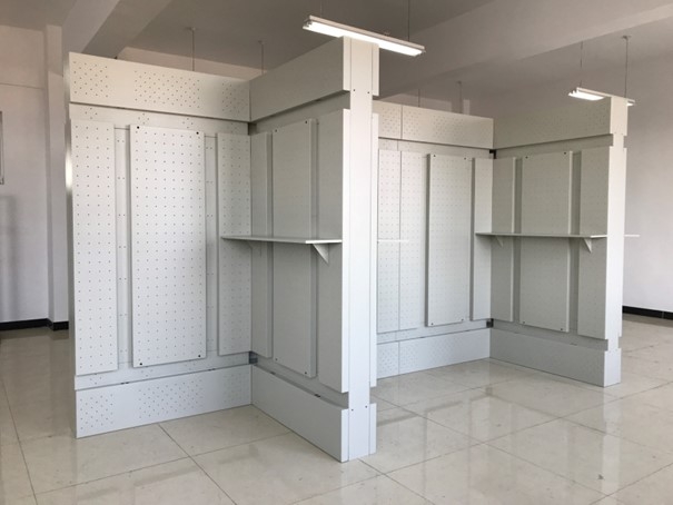 网络综合布线实训室设备(图4) 全钢结构的综合布线实训墙